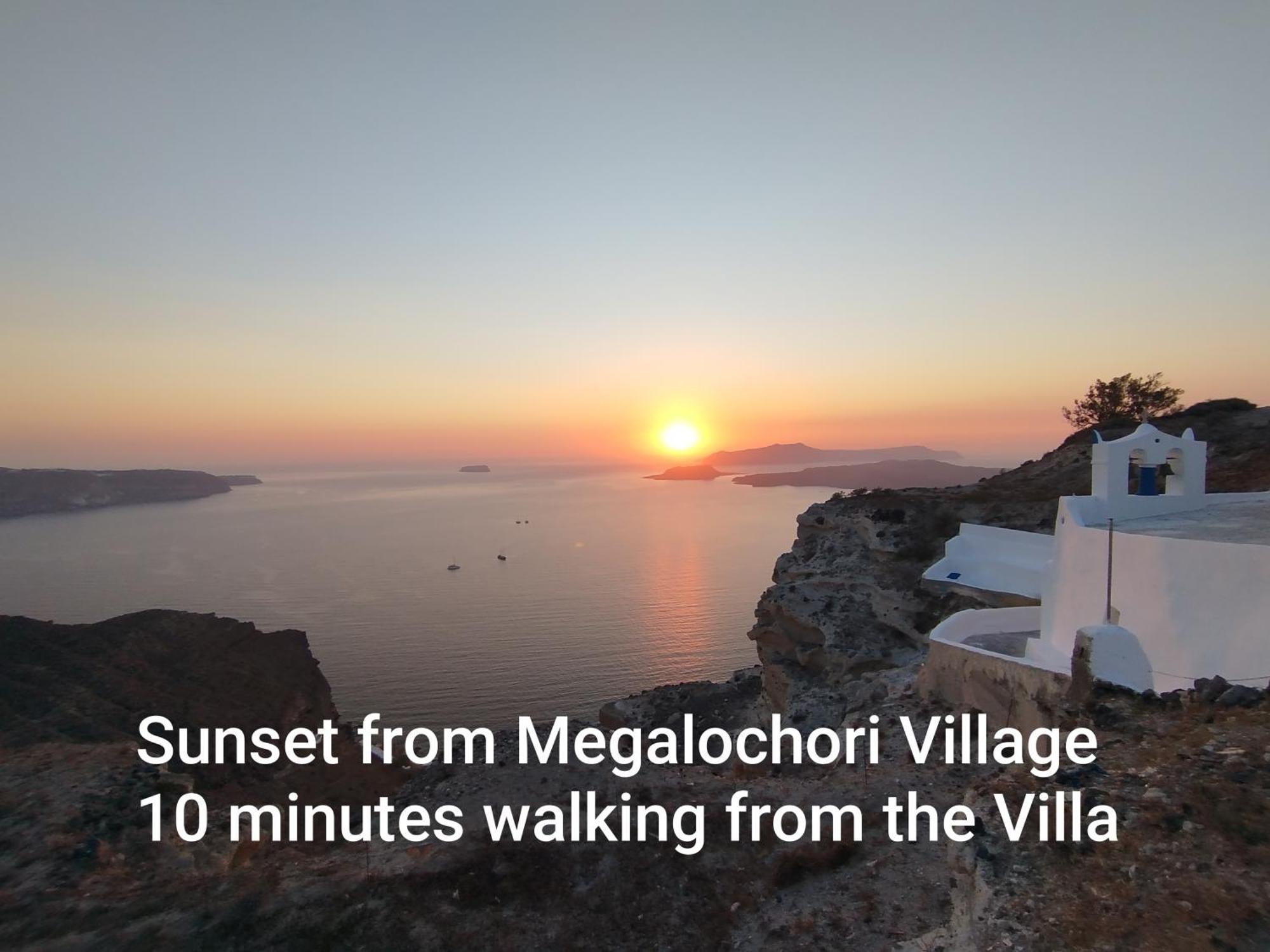 Aidos Villa Santorini Megalochori  Exterior foto